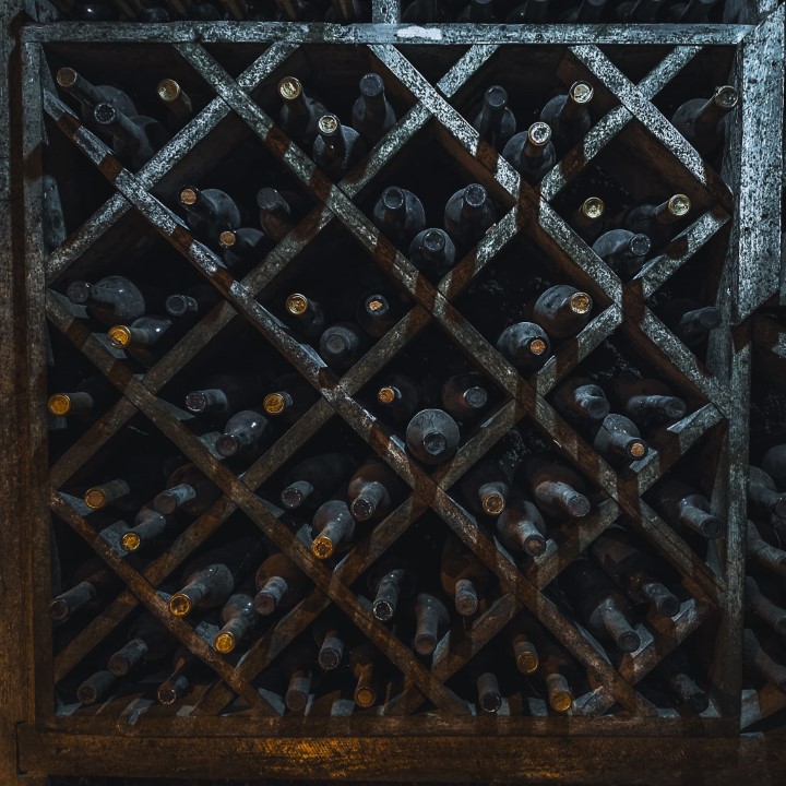 Wine in bottles