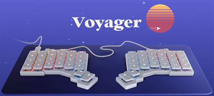 Voyager split keyboard